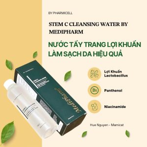 NƯỚC TẨY TRANG LỢI KHUẨN STEM C CLEANSING WATER BY MEDIPHARM